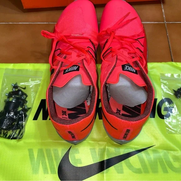 ? New Nike Zoom Forever XC 5 Track Spikes Shoes 904723 600 NIB NIKE ZOOM FOREVER XC 5 Track / Cross Country Spikes  main image 4